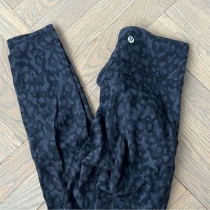 Lululemon leopard leggings